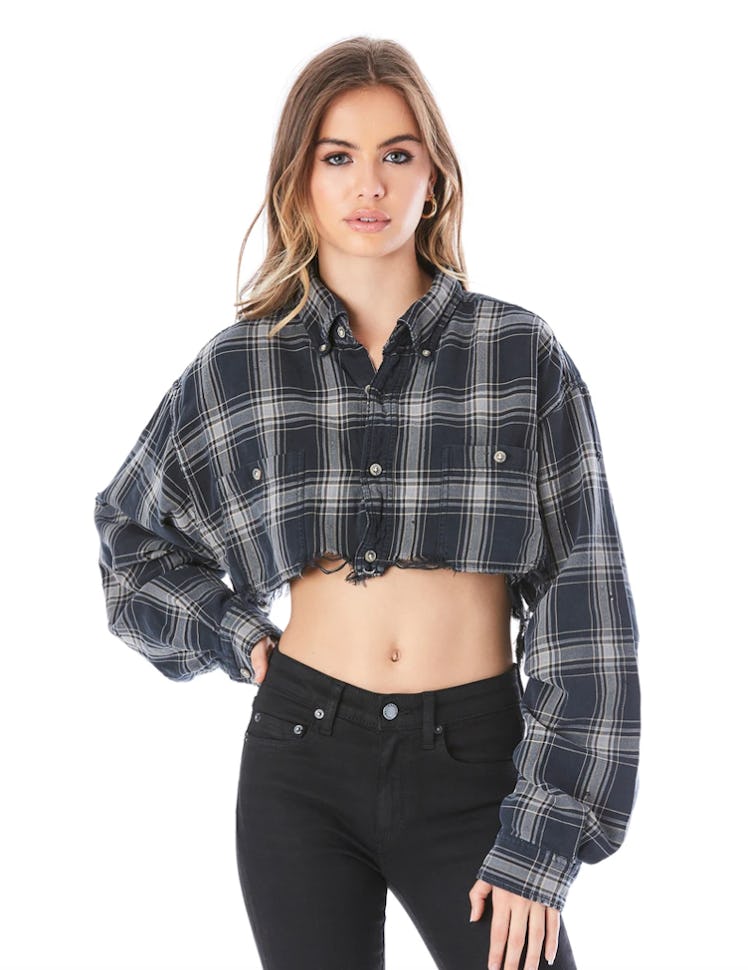 FURST OF A KIND Vintage Cropped Flannel