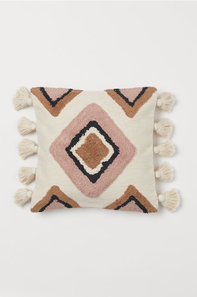 Cushion Cover with Tassels
