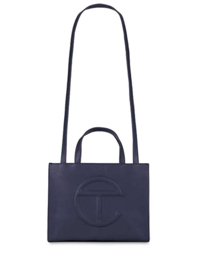 Medium Embossed Logo Shopper Tote Bag