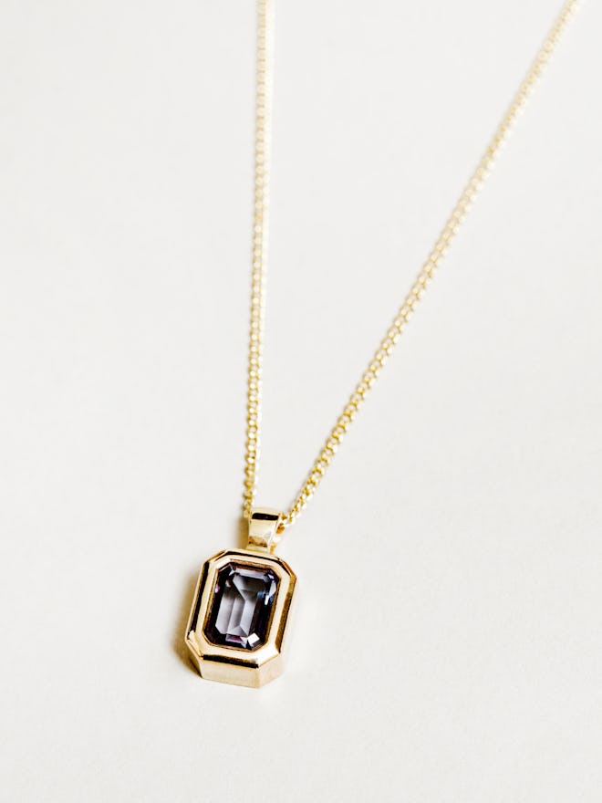Penelope Necklace in Alexandrite and Gold