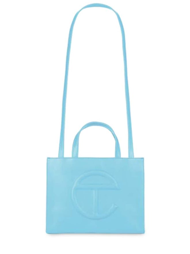 Medium Embossed Logo Shopper Tote Bag