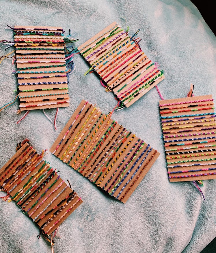 Custom Candy Stripe Friendship Bracelets and Anklets