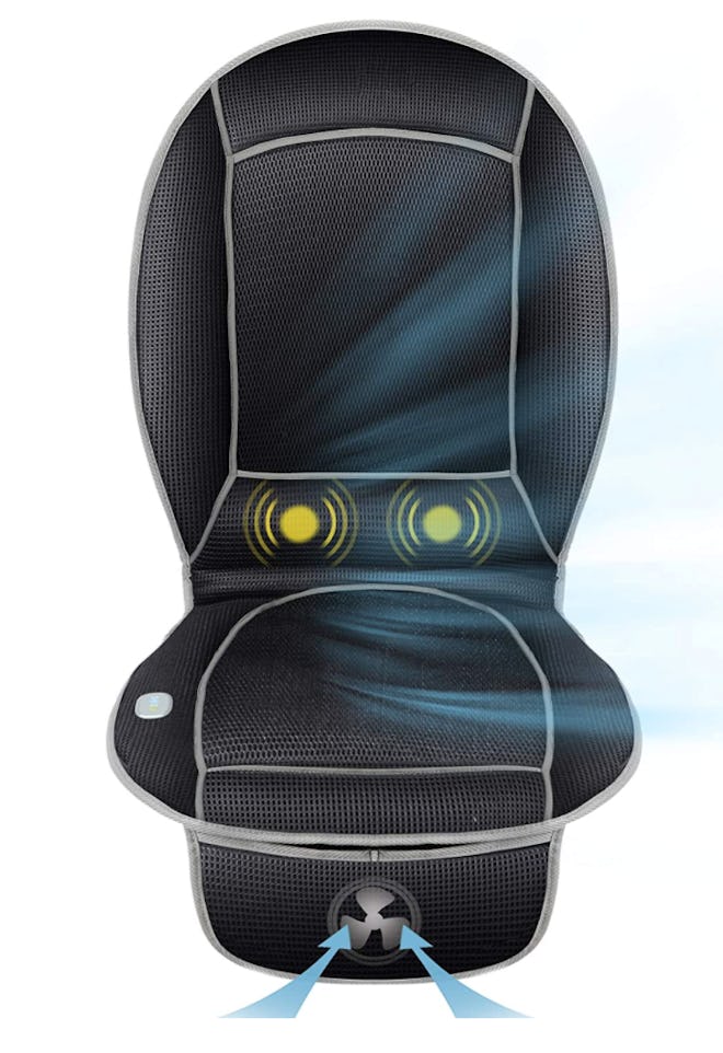 Comfier Cooling Seat Cushion With Lower Back Massage
