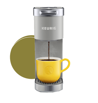 Keurig K-Mini Plus, Single Serve K-Cup Pod Coffee Maker, Studio Gray