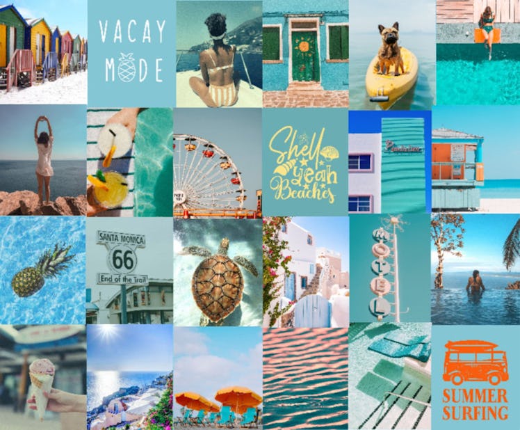 Summer Vacay Digital Collage Kit