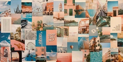 Featured image of post Teal Aesthetic Wall Collage : Collage ;) collection by luciennegrace.