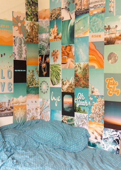 These Summer Wall Collage Kits On Etsy Will Give Your Room A Fun Update