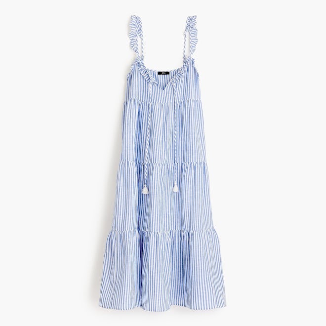 J.Crew Ruffle Tiered Maxi Dress