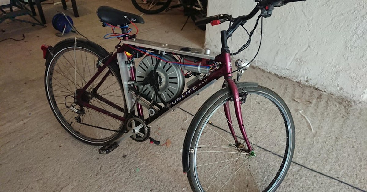 This Homemade E Bike Death Machine Can Do 60 Mph