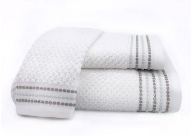 Nora Bath Towel in White