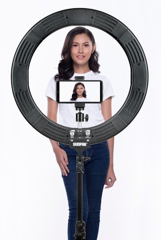 Sunpak 19-inch bi-color ring light