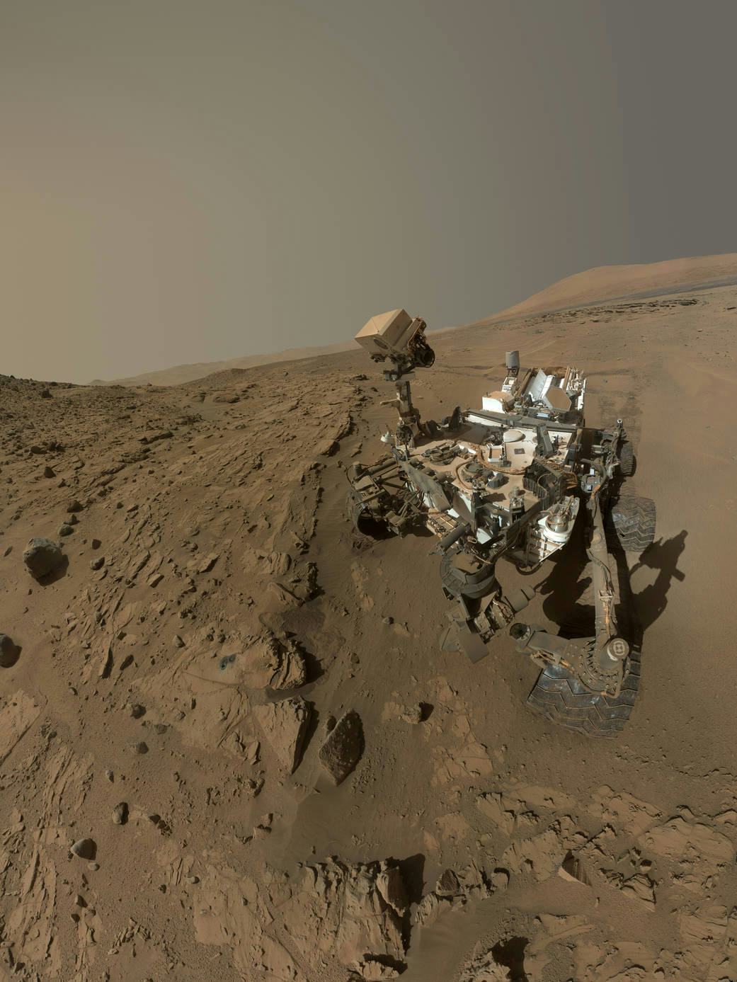 NASA's Curiosity Rover on Mars surface