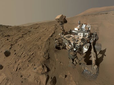 NASA's Curiosity Rover on Mars surface