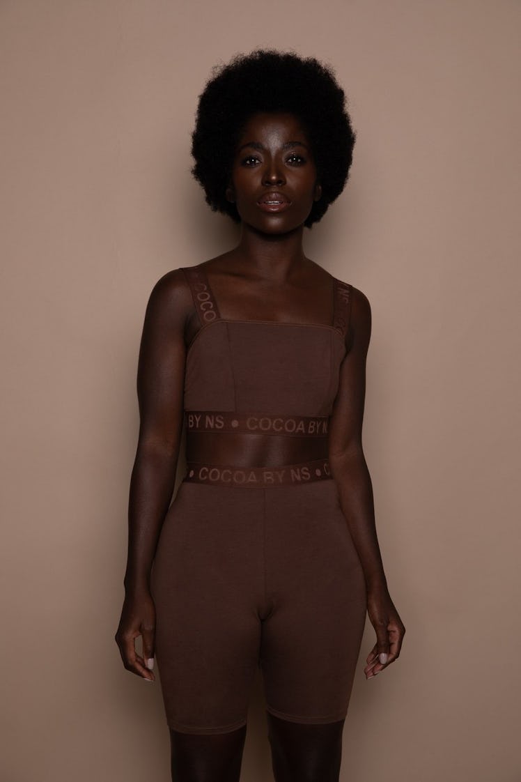 Nubian Skin COCOA by NS Biker Shorts