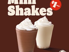 Burger King's new $1 Mini Shakes for summer 2020 are selling in chocolate, vanilla, and strawberry f...