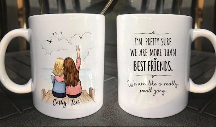 personalized best friend mug