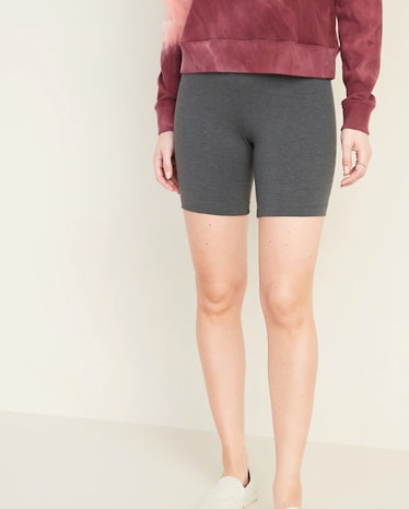 Old Navy Mid-Rise Jersey Biker Shorts for Women