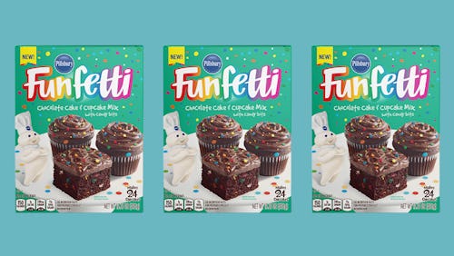 Pillsbury's iconic Funfetti cake mix finally comes in chocolate.