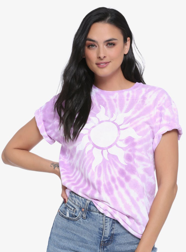 Disney Tangled Sun of Corona Tie-Dye Women's T-Shirt - BoxLunch Exclusive