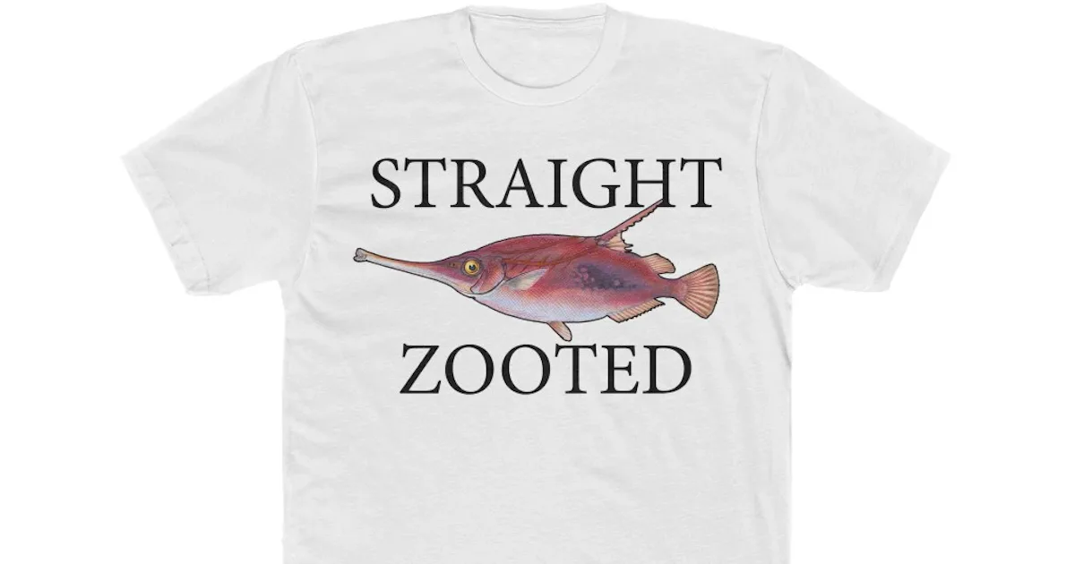 These perfect T-shirts make the case that all fish look zooted