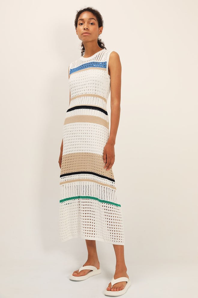 Celine Stripe Knitted Dress