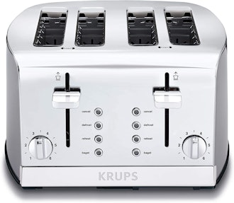 KRUPS Breakfast Set 4-Slot Toaster (13.5 x 13.3 Inches) 