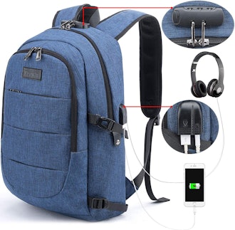 Tzowla Anti-Theft Laptop Backpack