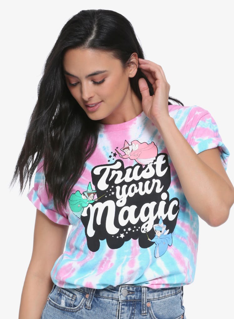 Disney Sleeping Beauty Trust Your Magic Tie-Dye Women's T-Shirt - BoxLunch Exclusive