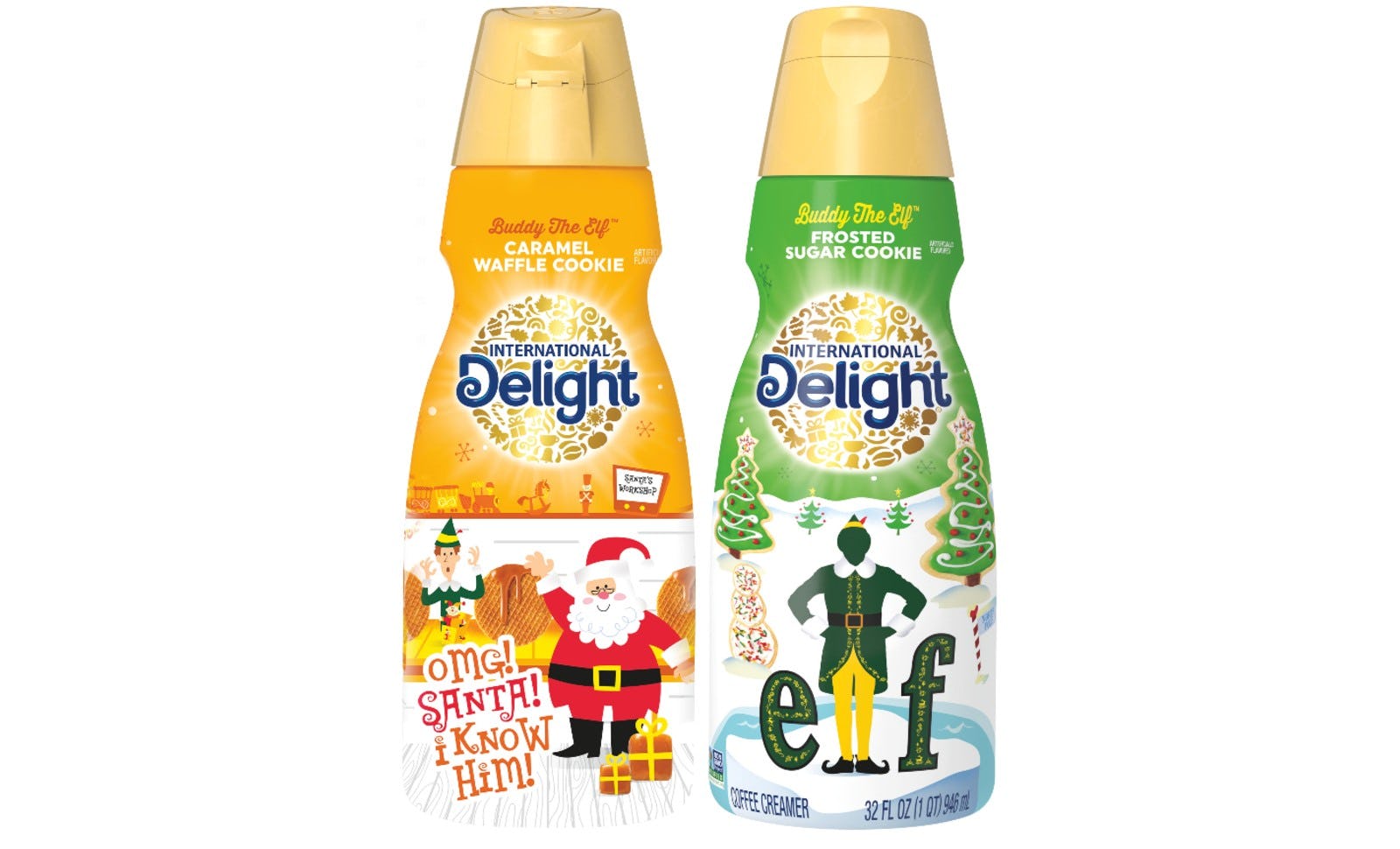 International Delight's 'Elf'Themed Holiday 2020 Coffee Creamers