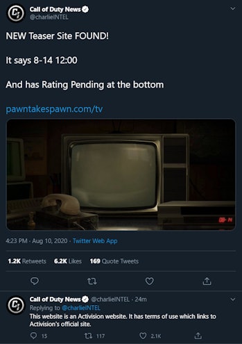 Call Of Duty 2020 Trailer Release Date Revealed And It S Very Soon