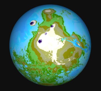 Mars Map With Water Incredible Terraforming Image Shows Elon Musk S Dream Mars With Water Map