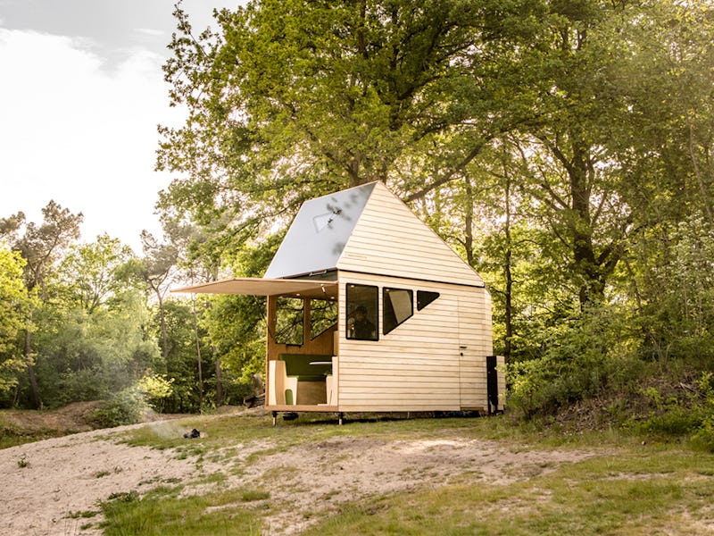 The Haaks Opperland is a camper that can transform into a two-story tiny home.