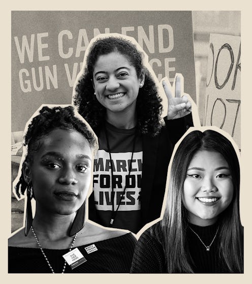 March For Our Lives leaders Bria Smith, Serena Rodrigues, and Kelly Choi