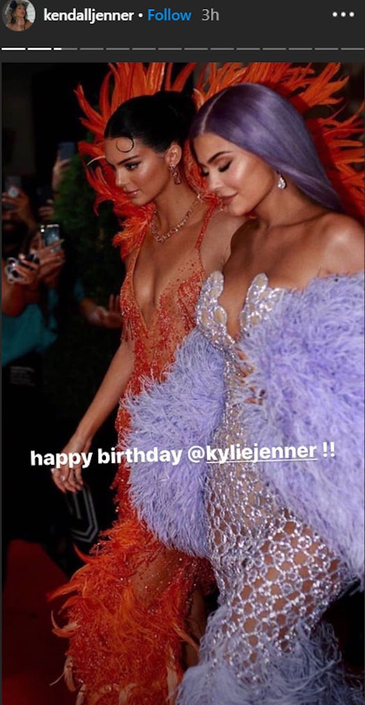 Kendall Jenner posts birthday tribute to Kylie. 