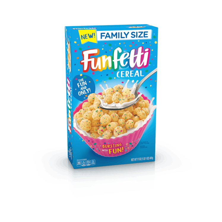 This new Funfetti cereal is a childhood dream come true.
