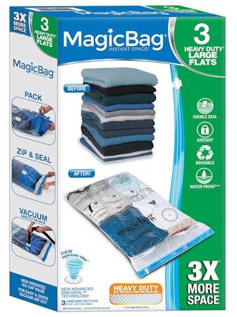 Smart Design MagicBag Vacuum-Sealed Storage Bags (3-Pack)