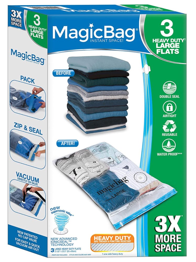 Smart Design MagicBag Vacuum-Sealed Storage Bags (3-Pack)