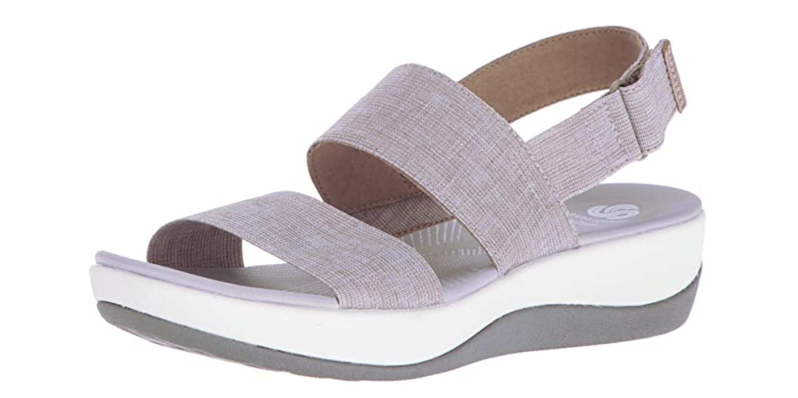 The 12 Best Sandals For High Arches   C4da3dab 3594 4f61 95d5 47e2f647fec9 Clarks Womens Arla Jacory Wedge Sandal 