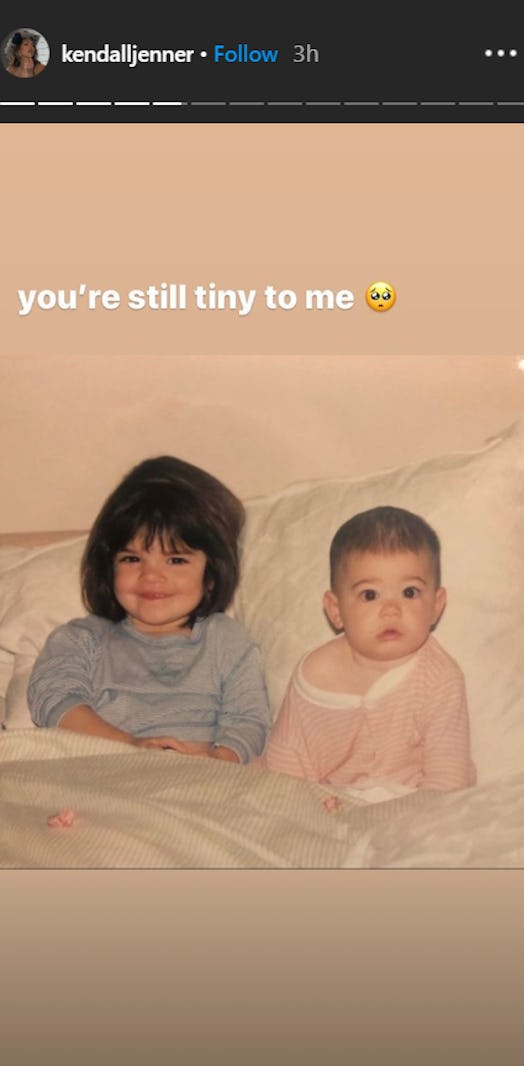 Kendall Jenner posts birthday tribute for Kylie.