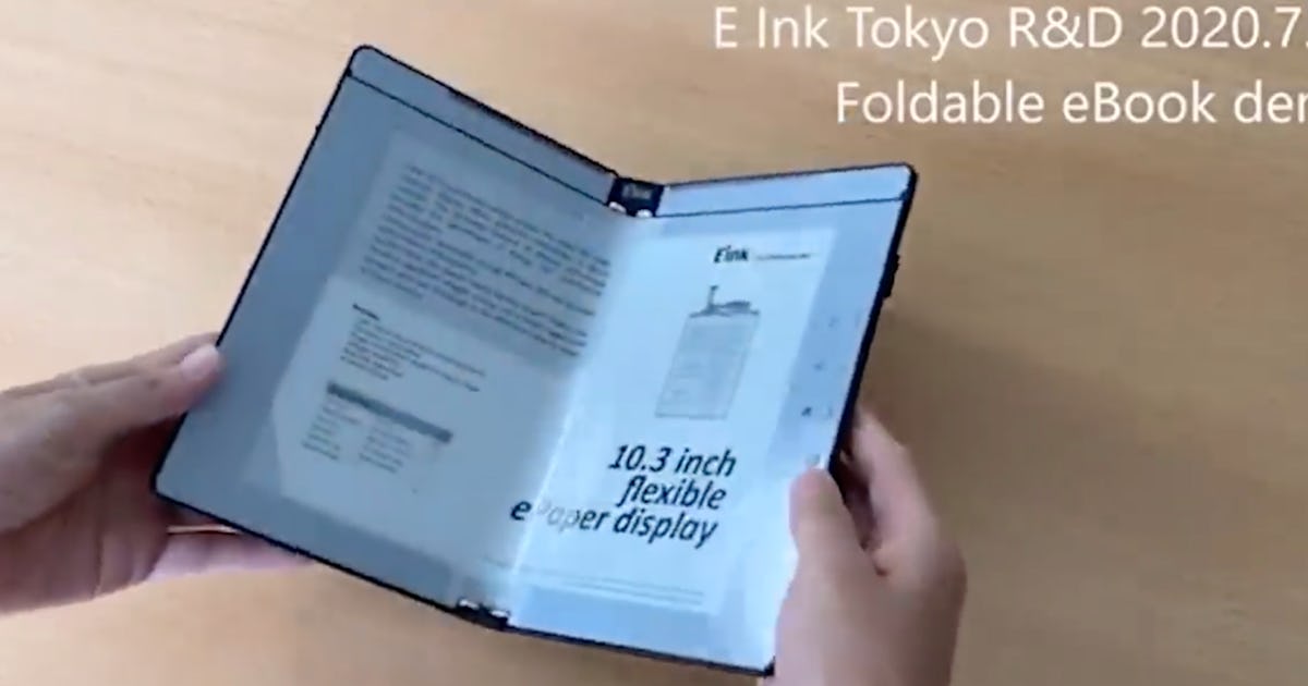 E Ink’s foldable e-reader could be the future of note-taking
