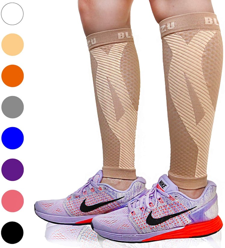  BLITZU Calf Compression Sleeves