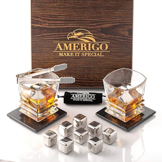 Amerigo Whiskey Stone Set