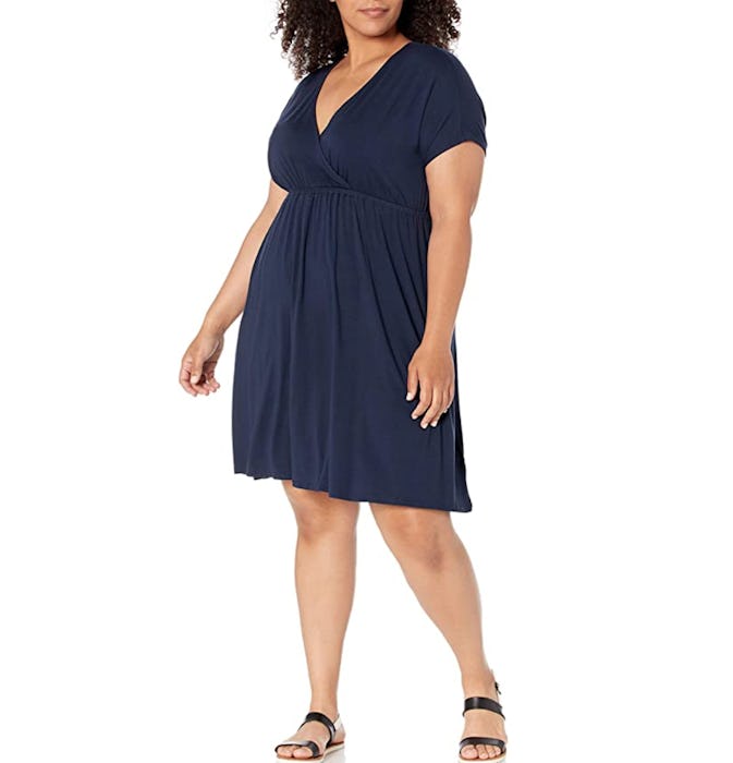 Amazon Essentials Women's Plus Size Surplice Dress