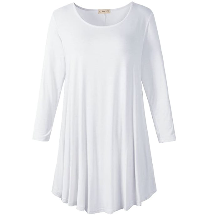 LARACE Women 3/4 Sleeve Tunic Top