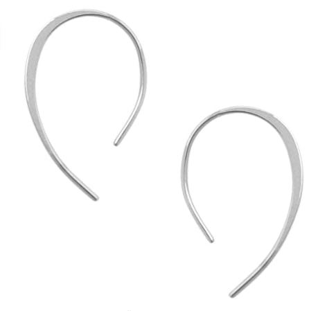 Humble Chic Upside Down Hoop Earrings