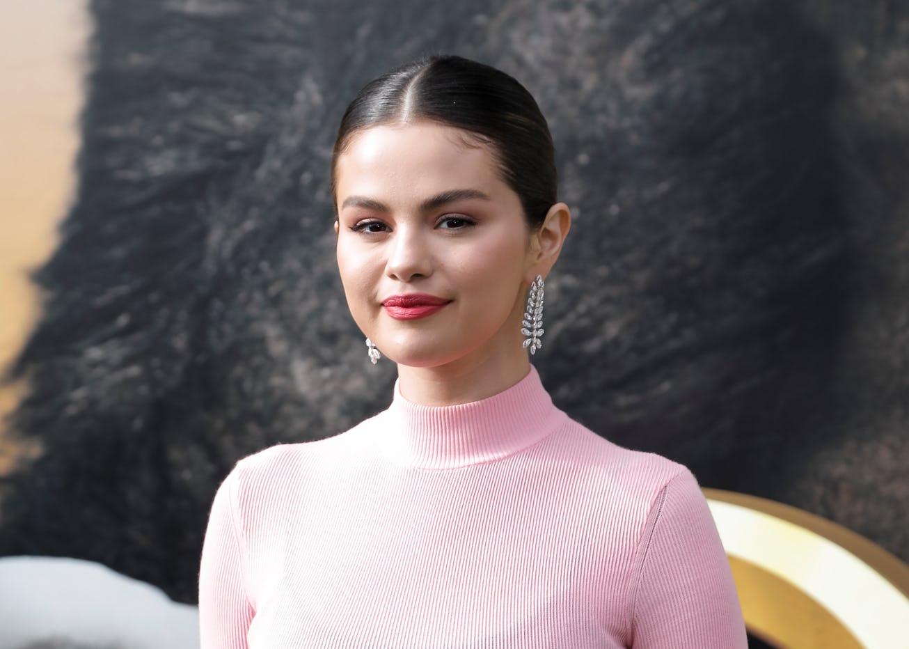 Selena Gomez attends the Premiere of Universal Pictures' "Dolittle" at Regency Village Theatre on Ja...