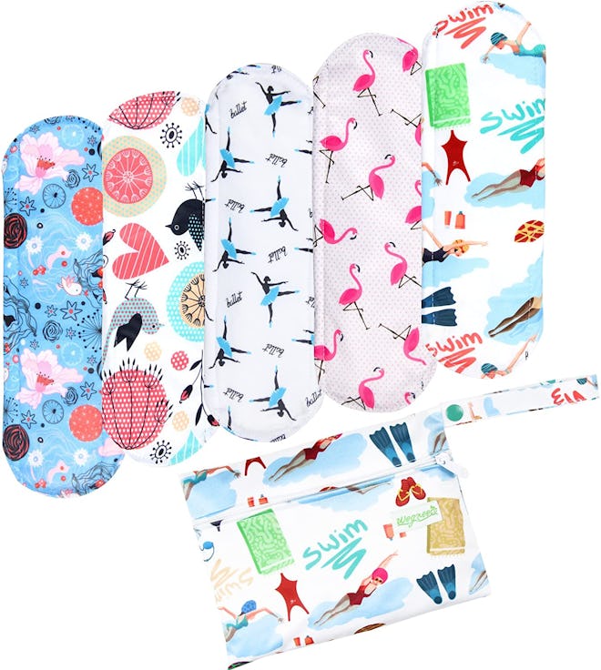 Wegreeco Bamboo Reusable Sanitary Pads