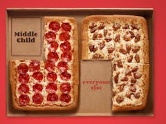 Pizza Hut's National Middle Child 2020 giveaway includes two medium pizzas. 
