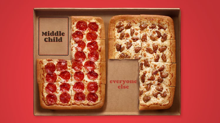 Pizza Hut's National Middle Child 2020 giveaway includes two medium pizzas. 
