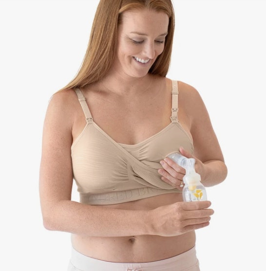 Silky Nursing Bra in Buff  Buff Maternity Bra - Negative Underwear